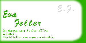 eva feller business card